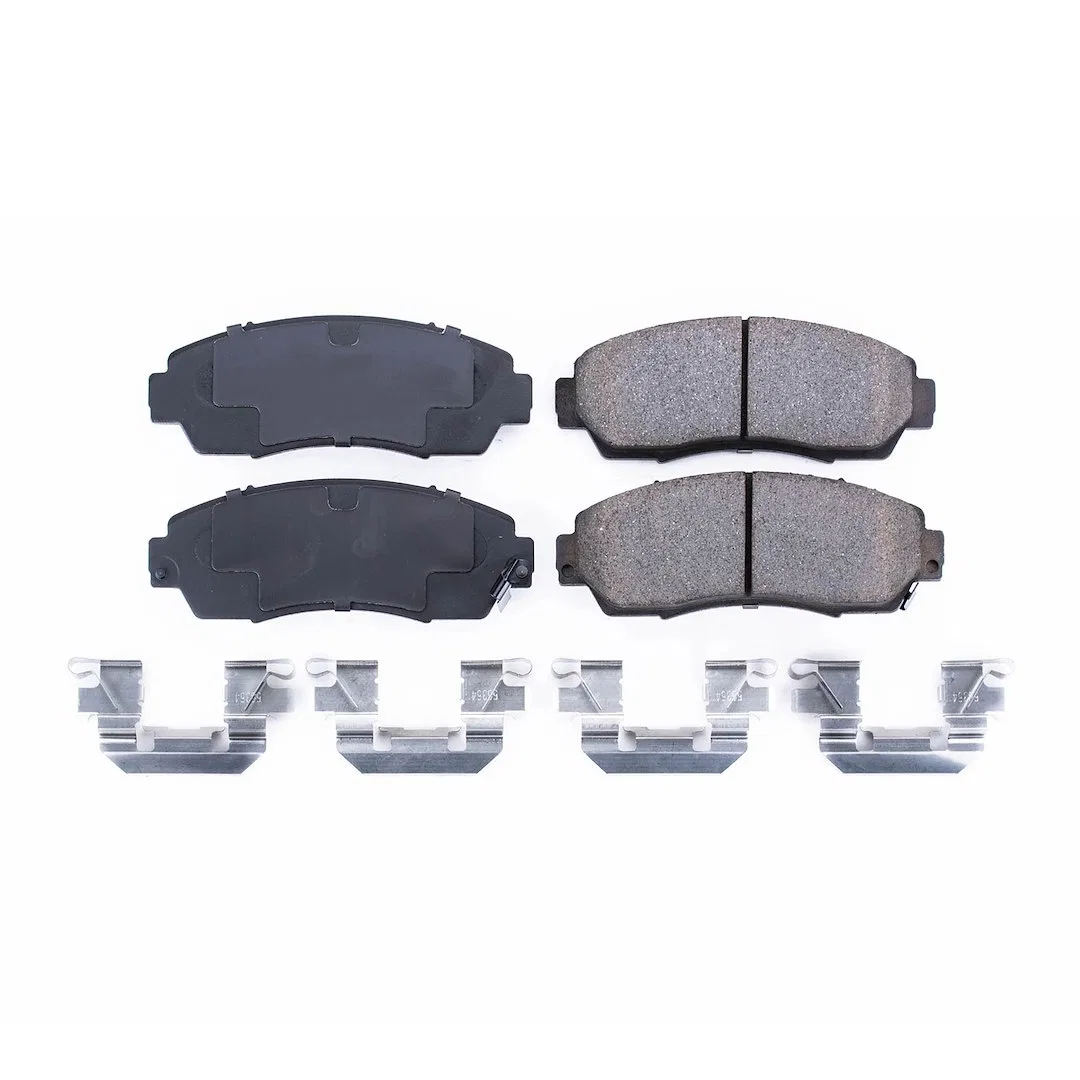 17-1089 – POWERSTOP Brake Pad, FMSI Number D1089 Ceramic Brake Pads Set Of 4 With Stainless Steel Hardware